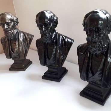 3D Printed Bust, 3D Printed Sculptures, Sir Isaac Pitman, 3D Scanning